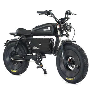 Bicicleta Eléctrica Himoto de 3000w 60v 45ah con Batería de Litio, para Desplazamientos Urbanos, con Neumáticos Anchos y Accesorios, Color Negro Personalizado SK-2 Nuevo - Product Image 4