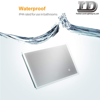 Ecran tactile intelligent rétroéclairé Led, lumière Led, miroir de salle de bain avec connexion Wifi