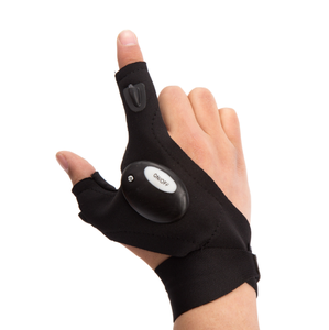 Guantes con luz Led para bicicleta, guantes deportivos de dedo completo para actividades al aire libre, herramienta práctica para ciclismo - Product Image 1
