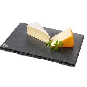Meilleures ventes : Planche à découper et plateau à fromage rectangulaires en ardoise écologiques, personnalisables en taille et logo - Product Image 1