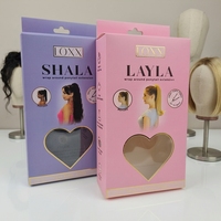 Boîte en carton de luxe imprimée avec fenêtre transparente en PET, boîte de présentation rigide pour cosmétiques, boîte cadeau sur mesure