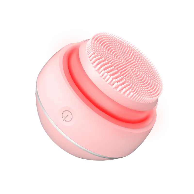 Mini Electric Facial Cleansing Brush Silicone Sonic Face Cleaner Deep Pore Cleaning Powered Facial Cleansing Brush
