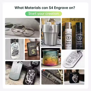 S4 manuale a forma di cilindro rotante a fibra grande penna 9060 pietra tombale oro macchina per incisione Laser - Product Image 4