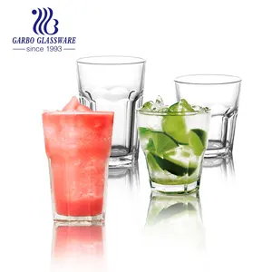Wholesale Stock Water Drinking Rock Glass Top Sale Old Fashion Clear Rock Glass Cup Best Selling Water Juice Rock Glass Tumbler
