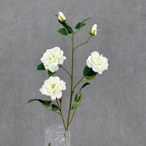 5 têtes Qiangwei décoration de <span class=keywords><strong>rose</strong></span> faite à la main pour la résidence pour Noël et la fête des mères célébration fleur artificielle - Product Image 5