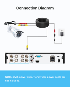 16 kênh DVR với 16 máy ảnh Kit CCTV DVR 2MP Bullet Camera ghi an ninh Bộ - Product Image 5