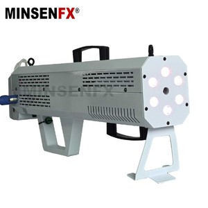 Mano portátil Night Club Dmx Disco Dj Party Smoke Gun <span class=keywords><strong>Shooter</strong></span> Led Laser Fog Lights Misting Spray RGB Smoke Co2 Jet Machine - Product Image 1
