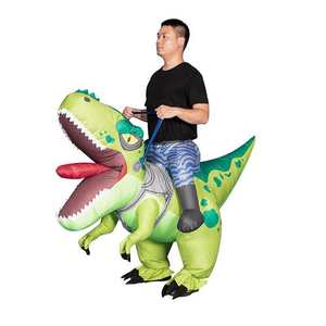 Halloween Disfraz <span class=keywords><strong>De</strong></span> Dinosaurio Inflable T-rex Mascotte Dino Costume <span class=keywords><strong>Trex</strong></span> Blow up Costume Gonflable T Rex Dinosaure Costume pour Adulte - Product Image 4