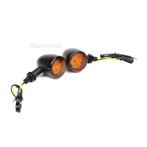 DANCARO moto LED clignotants indicateurs rétro universel <span class=keywords><strong>clignotant</strong></span> pour <span class=keywords><strong>Harley</strong></span>-<span class=keywords><strong>Davidson</strong></span> XL883N fer 883 XL1200 - Product Image 3