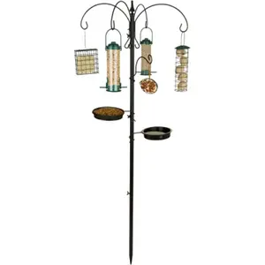 Tuin Multi-Haak Vogel Feeder Hanger Paalstand Vogels Feeder Met Hangende Kit Voerstation Voor Huisdieren Vogels