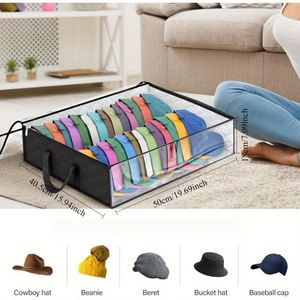 Sac de rangement pliable en tissu non tissé pour bagages, chaussures et chapeaux, housse anti-poussière pour vêtements, pour salon, à un seul niveau - Product Image 3