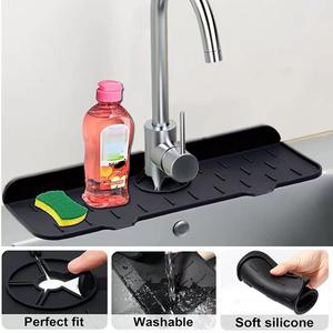Tapis de robinet en silicone de haute qualité pour la cuisine, protection contre les éclaboussures d'eau - Product Image 4