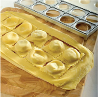 Nouvel Outil de Fabrication de Pâtes Italiennes à Forme Spécifique, Moules à Raviolis 12 Trous, Machine Manuelle à Raviolis