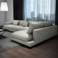 Sofá gris L para sala de estar, sofá de tela para esquina, salón, moderno, conjunto de sofá para salas, muebles para sala de estar