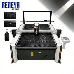 REMEYA <b>Synthetic</b> <b>Leather</b> Jersey Cutting Machine CNC Oscillating Knife Cutter for <b>Leather</b> Fabric - Product Image 1