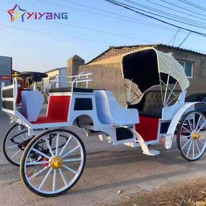 Dernier prix d'usine <span class=keywords><strong>chariot</strong></span> touristique/belle charrette à chevaux avec auvent/char unique - Product Image 6