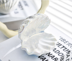 Cross-Border Simple <strong>Ceramic</strong> Shell <strong>Jewelry</strong> Storage Tray <strong>Box</strong> Geometric European Design for Desktop Room Decoration <strong>Jewelry</strong> Display - Product Image 5