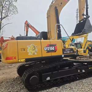 Heures de travail faibles prix seconde main Sany SY215C pelle 95% nouveau 300 heures de travail Cummins Engine Kawasaki soupape hydraulique - Product Image 6