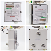 Control Remoto por Radio para Grúa Industrial, Impermeable IP67, 10 Botones, Doble Velocidad, Interruptores de Botón con Tarjeta de Identificación