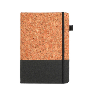 IStapromo Gifts Personalized A5 Business Notebook Custom Logo Printed Lined Hardcover Journal Eco Friendly Cork Fabric Stitched - Product Image 4