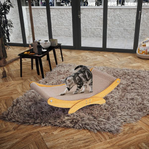 Cama Rascador para Gatos AROPEME de 23.6 Pulgadas, Sisal Natural, Marco de Madera Sólida, Diseño Moderno y Minimalista, Fácil de Montar, Ecológico - Product Image 3