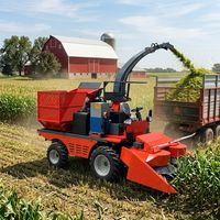 Moissonneuse-broyeuse automotrice 4QZ2100, machine polyvalente pour tiges de maïs, herbe à éléphant et diverses cultures fourragères