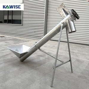 Elevador de tornillo sin fin para granos con longitud y diámetro personalizados para el transporte de maíz, trigo, polvo y pellets - Product Image 3
