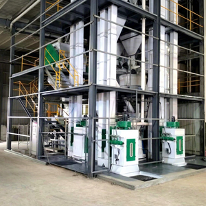 Usine de fabrication de granulés d'aliments pour animaux 1000-2000 kg/h pour la reprise et la reconditionnement des coupes d'aliments pour porcs - Product Image 1