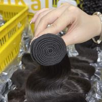 Lot de 3 mèches de cheveux brésiliens Remy vierges de marque DKL avec closure, tissages de 10'' à 50'', double trame machine, permables, toutes tailles