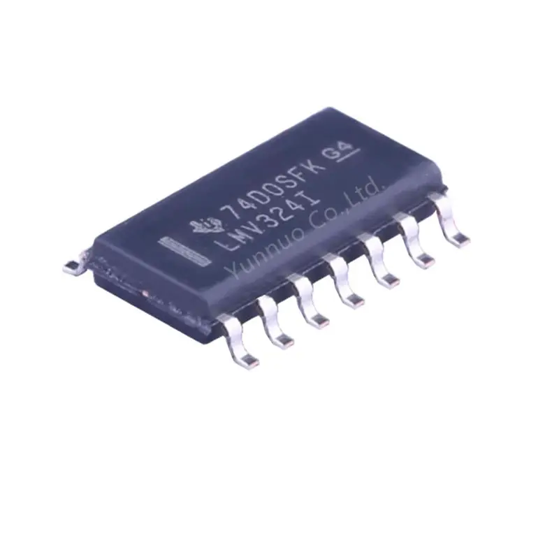 YUN NUO New Original electronic spare parts integrated circuit ic sop14 LMV324 LMV324IDR