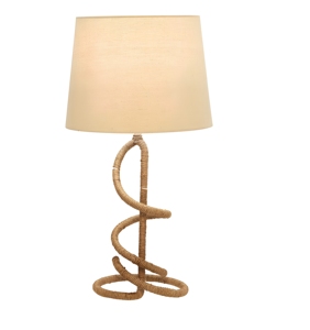 Lampe de table LED moderne en forme de serpent, simple et tendance, avec une seule courbe, 4100K, blanc neutre, pour chambre à coucher, COLLECTION IQBAL - Product Image 1