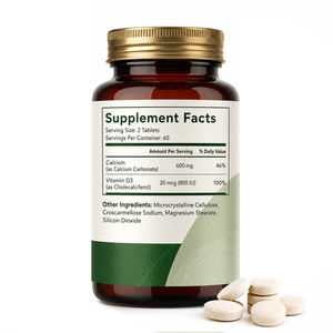 Complément alimentaire Calcium Vitamine D3 pour adultes, améliore la densité osseuse - Product Image 6