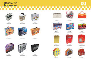 Enfants garçons jouet stockage cadeau poignée boîte jeu de société carte bloc de construction boîte en fer Durable résistant à la rouille Certification de sécurité - Product Image 4