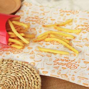 Láminas de Aluminio Recubiertas con Diseño de Panal para Envolver Sándwiches, Hamburguesas, Hot Dogs, Pizza y Pasteles, Insertos para Cestas de Comida - Product Image 3