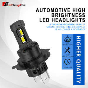 Ampoule de phare <span class=keywords><strong>LED</strong></span> Kaidengzhe homologuée DOT SAE H11 9005 9006 <span class=keywords><strong>H7</strong></span> 60W 6000LM 6000K Canbus Plug & Play pour voiture - Product Image 1
