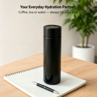 Mini Thermos Intelligent en Acier Inoxydable 316, Bouteille Isotherme Portable avec Affichage de Température, Vente en Gros, Logo Personnalisé