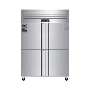 Commercial Upright 4 Door <b>Freezer</b> Refrigerator for Hotel Kitchen Use Sliding Door Refrigerator - Product Image 1