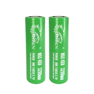 IMREN 18650 بطارية 3200 mah 40A بطارية قابلة للشحن 3.7V ليثيوم الأسد البطارية ل 18650