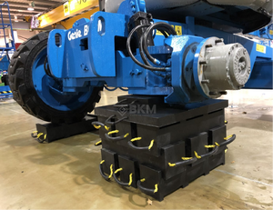 แผ่นพลาสติก HDPE บล็อกซุปเปอร์สแต็คเกอร์สำหรับขาย แผ่นรองขาตั้งเครน - Product Image 5