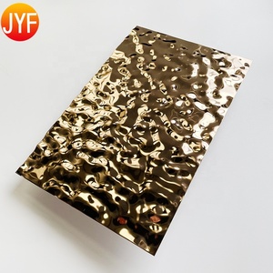 H5010 cheep gợn nước tấm thép không gỉ Rose Gold Chất lượng cao tấm thép không gỉ kim loại 304 - Product Image 3