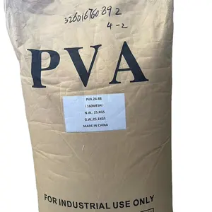 섬유 라미네이션을위한 최고의 품질 비닐 알코올 폴리머 수성 접착제 우수한 접착 품질 PVA 분말