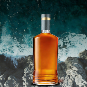 Botella <span class=keywords><strong>de</strong></span> Licor <span class=keywords><strong>de</strong></span> Vidrio Vacía <span class=keywords><strong>de</strong></span> 750 ml, Personalizada y <span class=keywords><strong>de</strong></span> Lujo, para Whisky, Brandy, Vodka, con Tapón <span class=keywords><strong>de</strong></span> Corcho <span class=keywords><strong>de</strong></span> Madera - Product Image 3