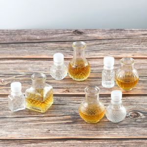 Pequenas Garrafas De Álcool De Vidro <span class=keywords><strong>Mini</strong></span> Garrafas De Vinho Garrafa De Espírito Vazio Reutilizável Com Rolha Hermética Festa De Casamento 1.7 oz - Product Image 4
