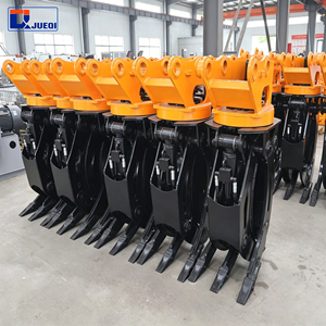 <span class=keywords><strong>Grappin</strong></span> à bois hydraulique pour excavatrice, accessoires rotatifs pour <span class=keywords><strong>grappin</strong></span> à bois, pour mini-excavatrices de 5 à 9 tonnes - Product Image 4