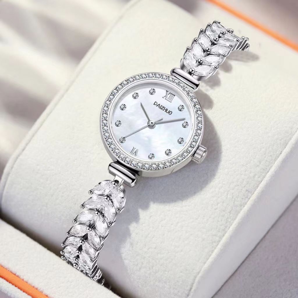 Luxury Diamond Small Female Watch - Stainless Steel Bracelet, Waterproof Amazon.com: OLEVS Women main image 2