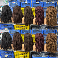 Fournisseurs Vérifiés de Perruques en Cheveux Humains – Perruque à Fermeture en Dentelle HD 5x5 de 24 Pouces, Cheveux Birmans Bruts Bouclés, Perruques Colorées, Perruques Longues Bouclées
