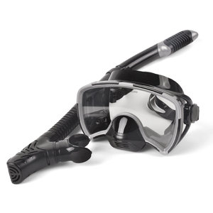 Lunettes trempées en silicone masque de plongée à tube sec <span class=keywords><strong>avec</strong></span> valve - Product Image 1