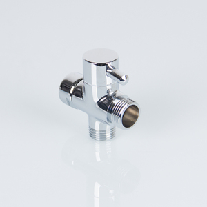 Douche en laiton chromé au design moderne pour hôtel avec inverseur, installation facile - Product Image 5