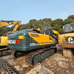 Moteur puissant, Hyundai 220LC-9S d'origine coréenne, excavatrice sur chenilles hydraulique d'occasion de 22 tonnes pour chantier de construction de grande envergure - Product Image 1
