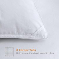 Couette, couette de luxe en duvet d'oie King Size 850 + Fill-Power, moelleux et confortable avec insert de couette 1000T 100% coton